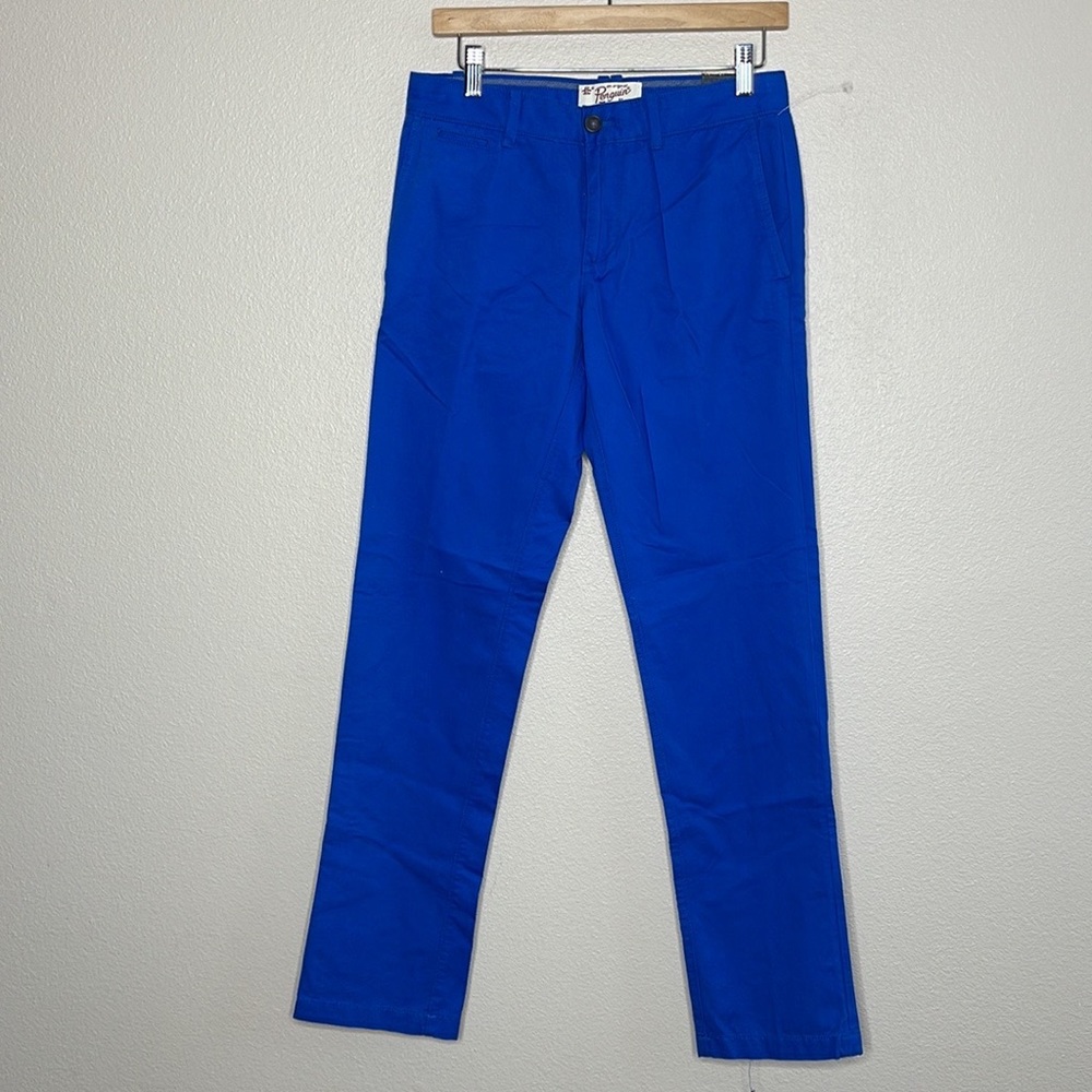Original Penguin Blue Slim Fit Pants